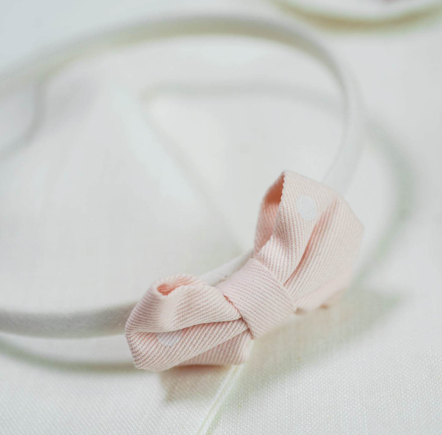 Pink Polka Hairband