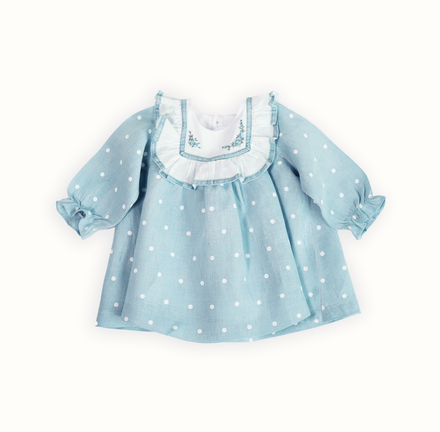 Sky Polka Dress