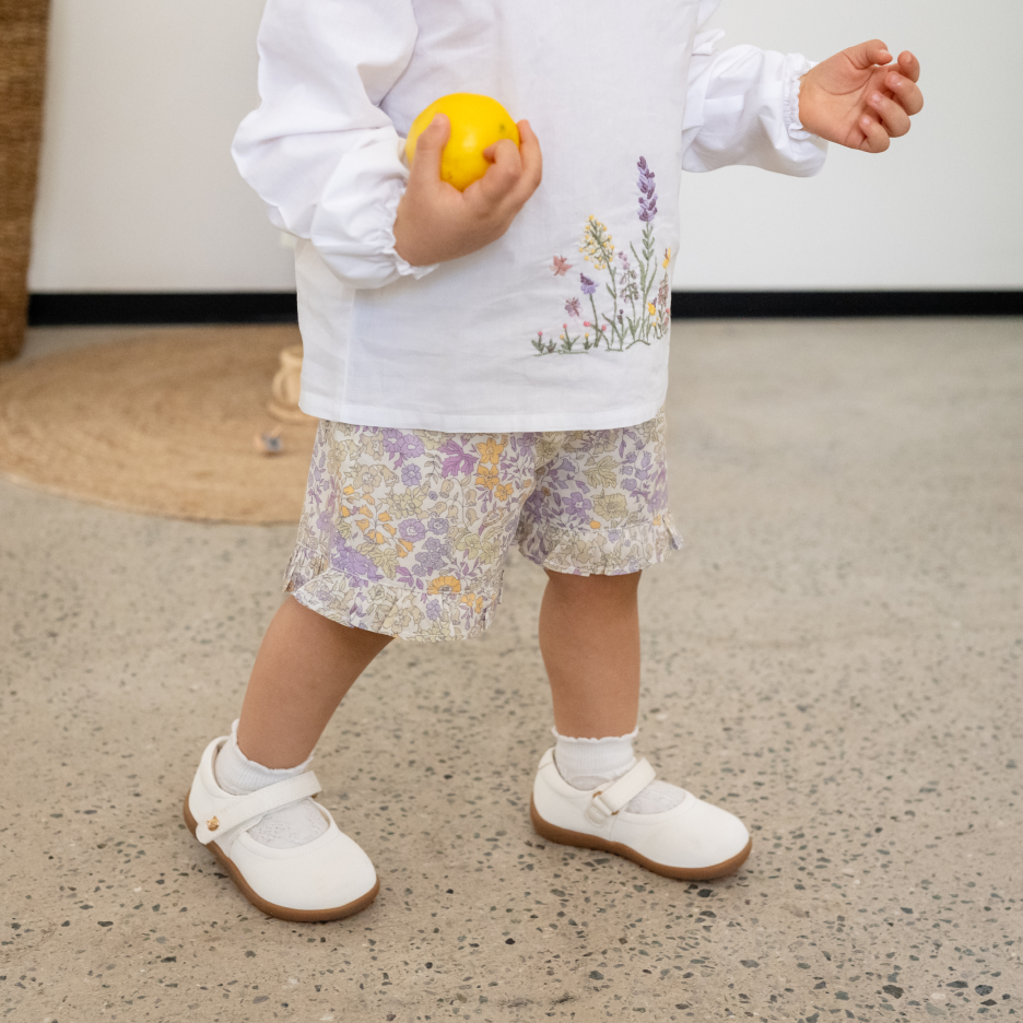 Lavender Field Embroidered Set