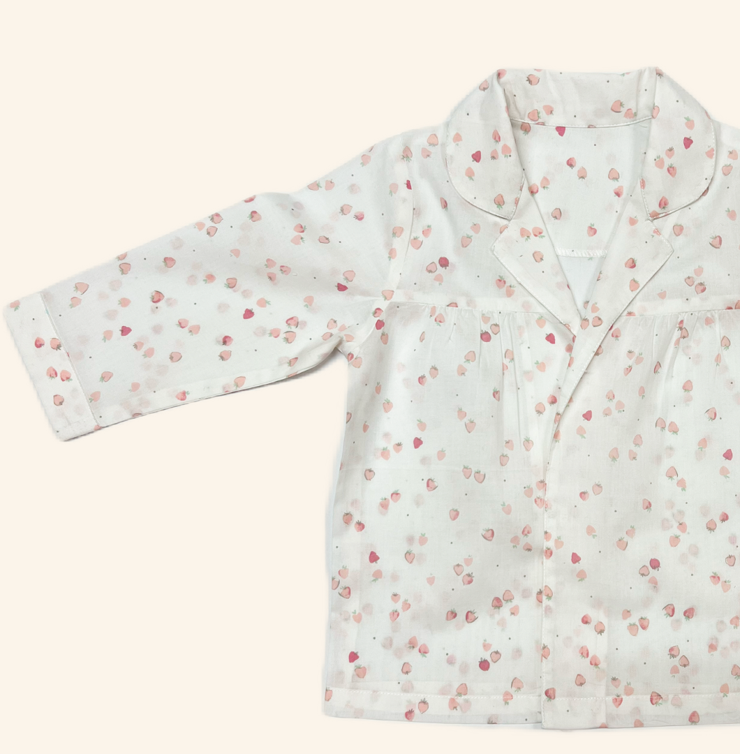 Strawberry Cotton Pyjama Set