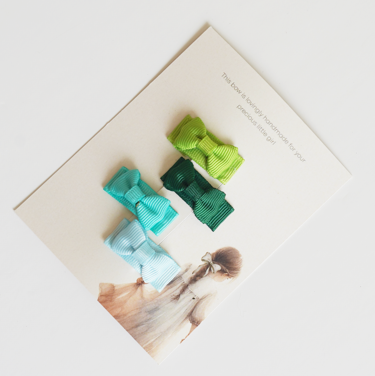 Green Meadow Mini Bow Set of 4