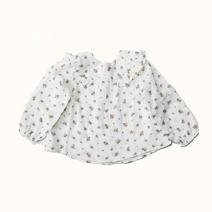 Rose Muslin Top & Bloomer Set
