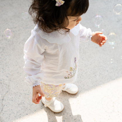 Lavender Field Embroidered Set