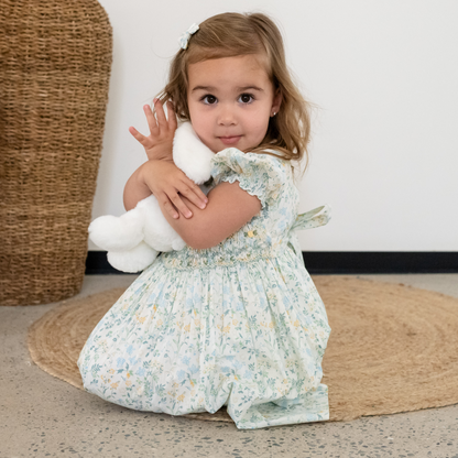 Morning Dew Smocked Dress