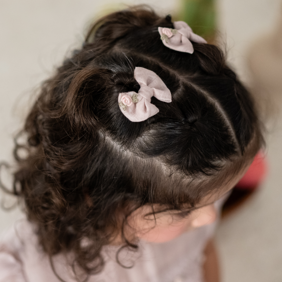Peach Rose Smocked Set
