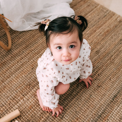 Rose Muslin Top & Bloomer Set