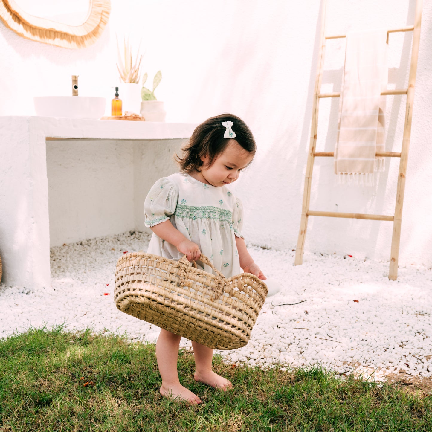 Wild Forest Hand-Smocked Dress