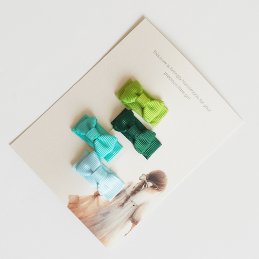 Green Meadow Mini Bow Set of 4