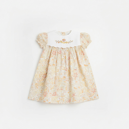 Orange Marmalade Embroidered Dress