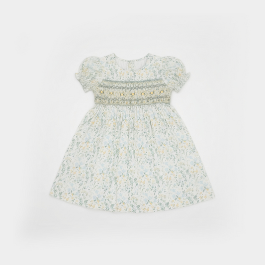 Morning Dew Smocked Dress